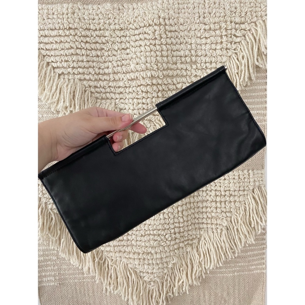 Banana Republic Black Magnetic Clutch